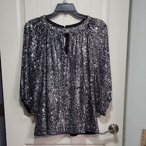 Vince Camuto Sequin Blouse